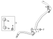 Diagram for 2025 Chrysler Pacifica Sway Bar Link - 68323625AB