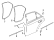 Diagram for Chrysler Door Seal - 68039977AJ