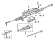 Diagram for Jeep Cherokee Steering Gear Box - 68284077AJ