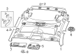 Diagram for Jeep Cherokee Sun Visor - 1UB78DX9AJ