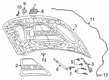 Diagram for 2025 Ram 3500 Hood - 68534237AC