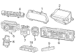 Diagram for 2025 Jeep Grand Cherokee Instrument Cluster - 68564991AE