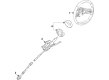 Diagram for 2024 Jeep Gladiator Steering Column - 68709116AC