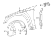 Diagram for Dodge Charger Fender - 68660684AA