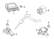 Diagram for Jeep Renegade Air Bag Control Module - 68531288AA