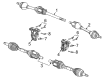 Diagram for 2025 Dodge Hornet Axle Shaft - 68616520AA