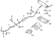 Diagram for 2023 Jeep Cherokee Muffler - 68286399AC