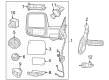 Diagram for 2024 Ram 3500 Car Mirror - 68509736AE