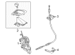 Diagram for 2024 Ram ProMaster 2500 Shift Cable - 68509222AB
