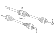 Diagram for Dodge Charger Daytona Axle Shaft - 68615961AC