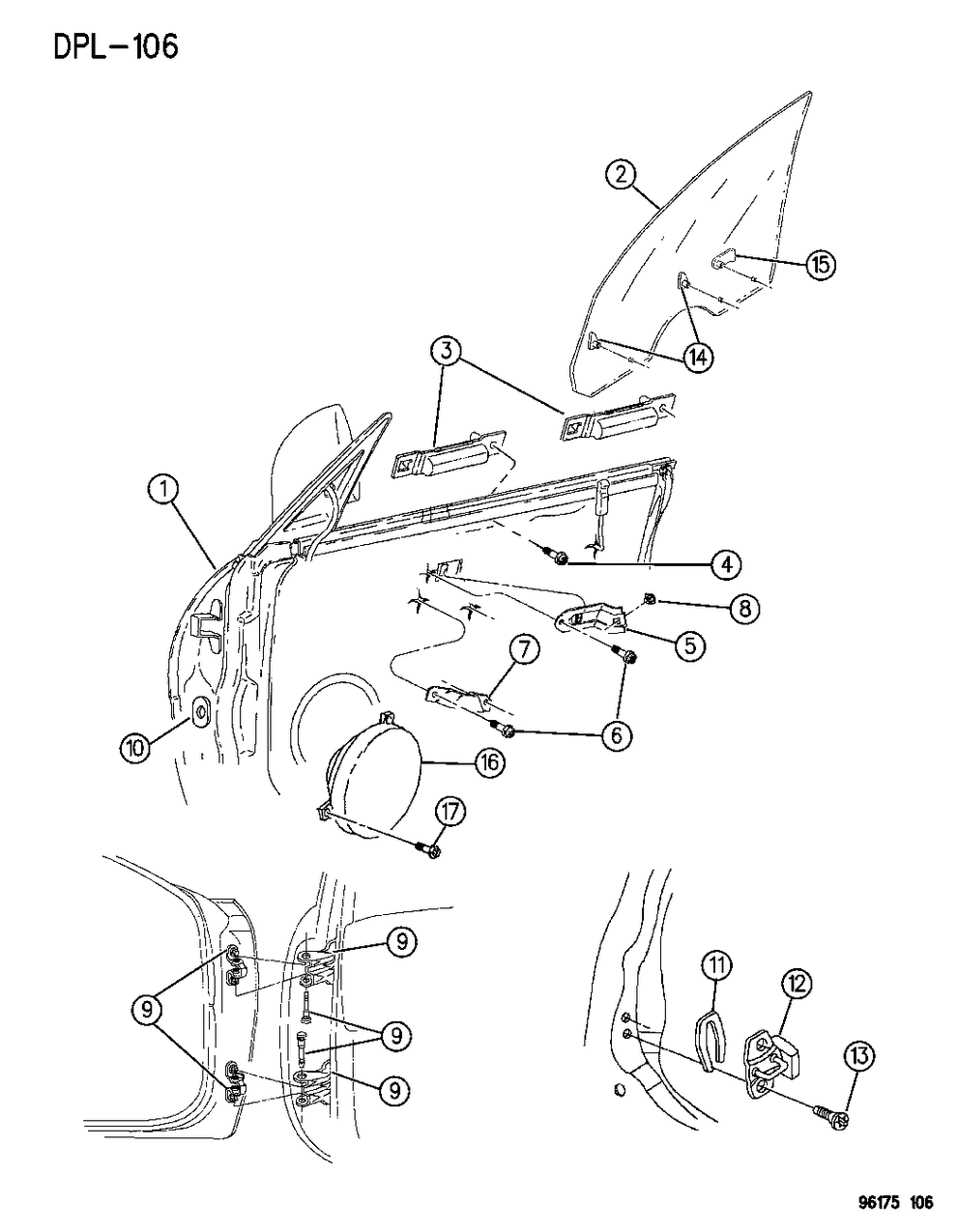 Mopar 4658358 Glass