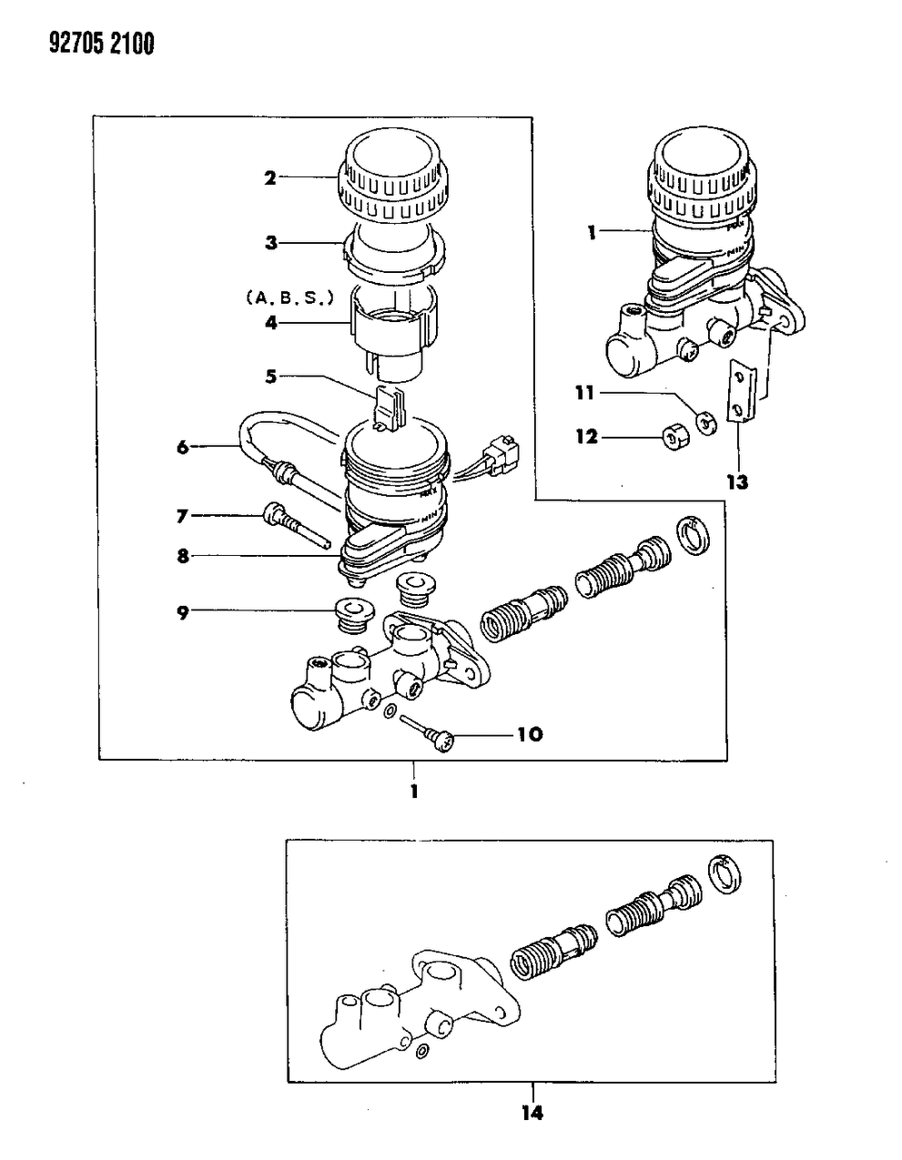 Mopar MB895999 Washer Reservoir