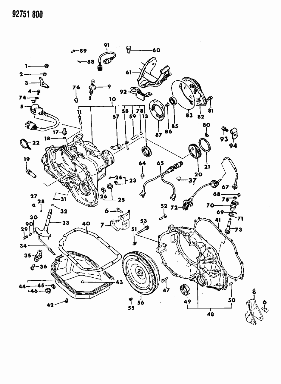 Mopar MD753631 Switch Automatic Transmission Inhibitor