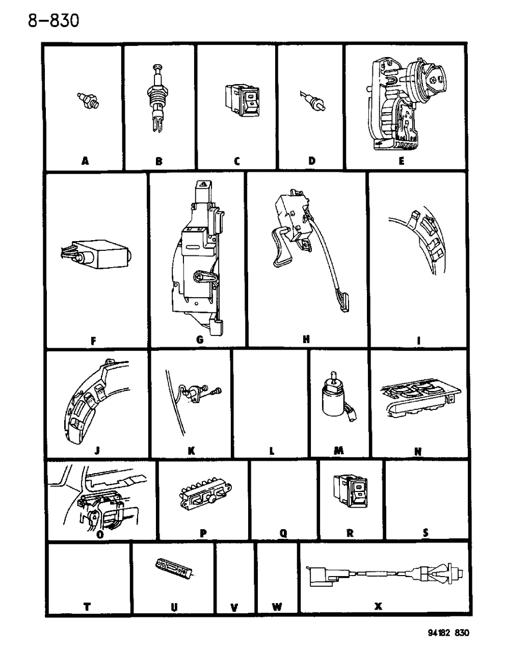 Mopar 5269468 Switch-T/SIGNAL, Hi Beam & Opt HOR