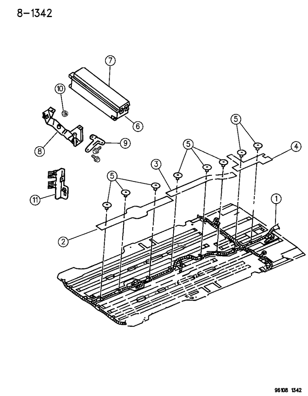 Mopar 4868131 Block-Fuse & Relay Box