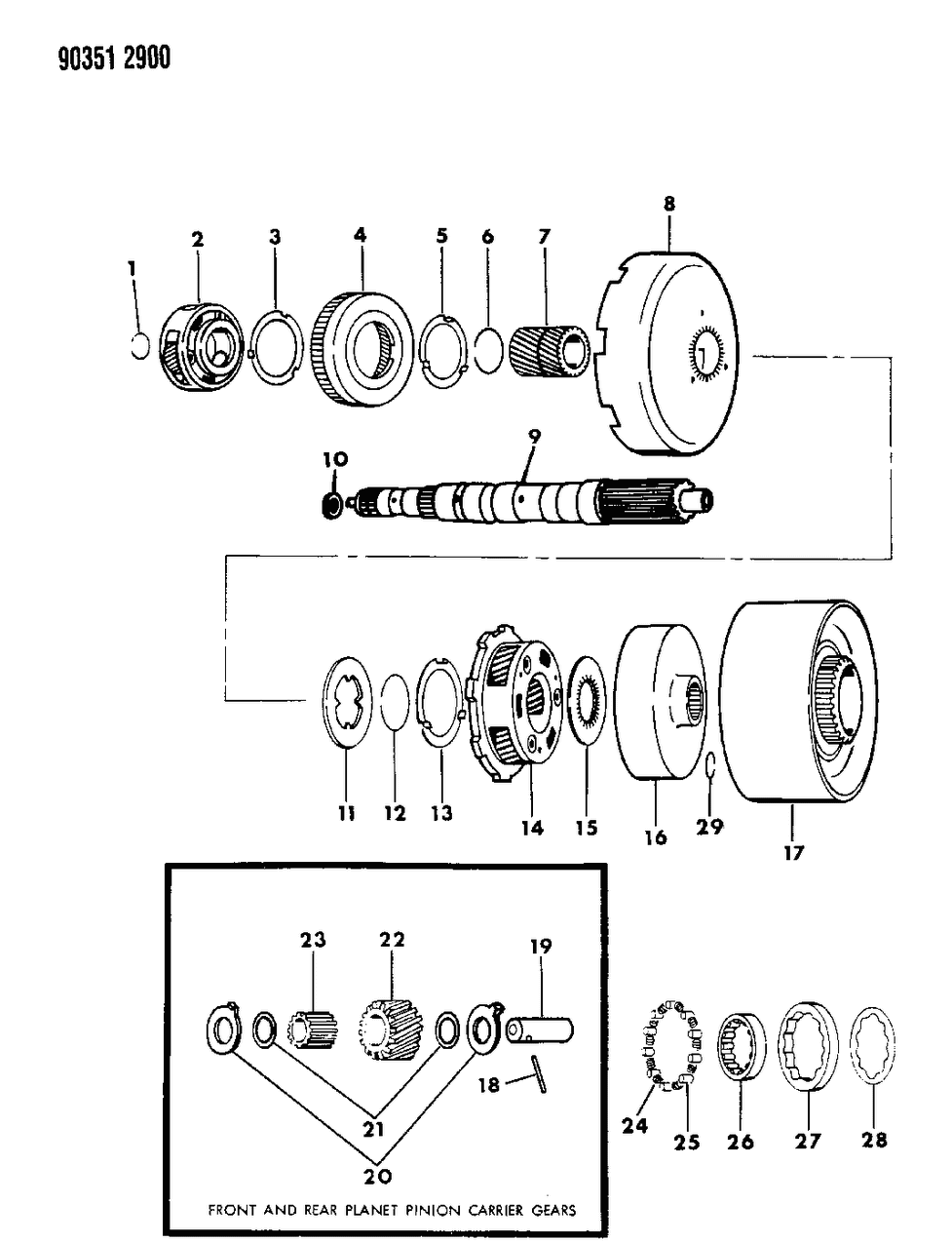 Mopar 2801426 RETAINER-Trans O/RUNNING Cl Spring