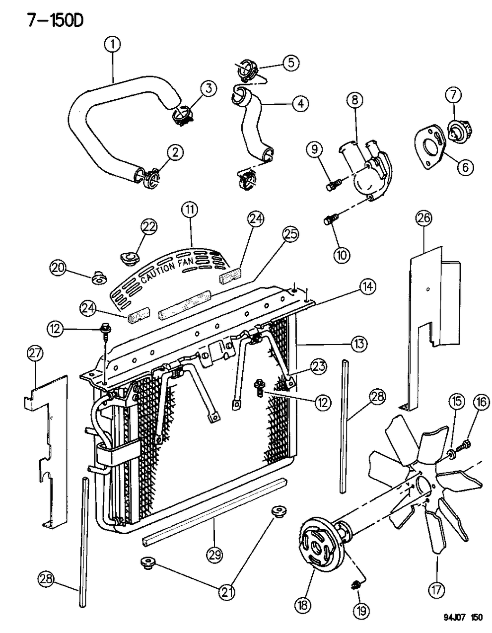 Mopar 4644750 Gasket Radiator