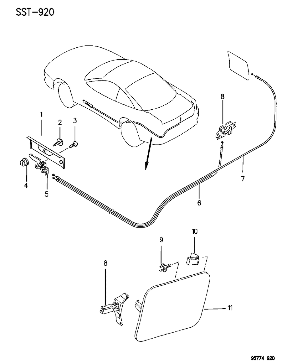 Mopar MF453271 Screw-Tapping