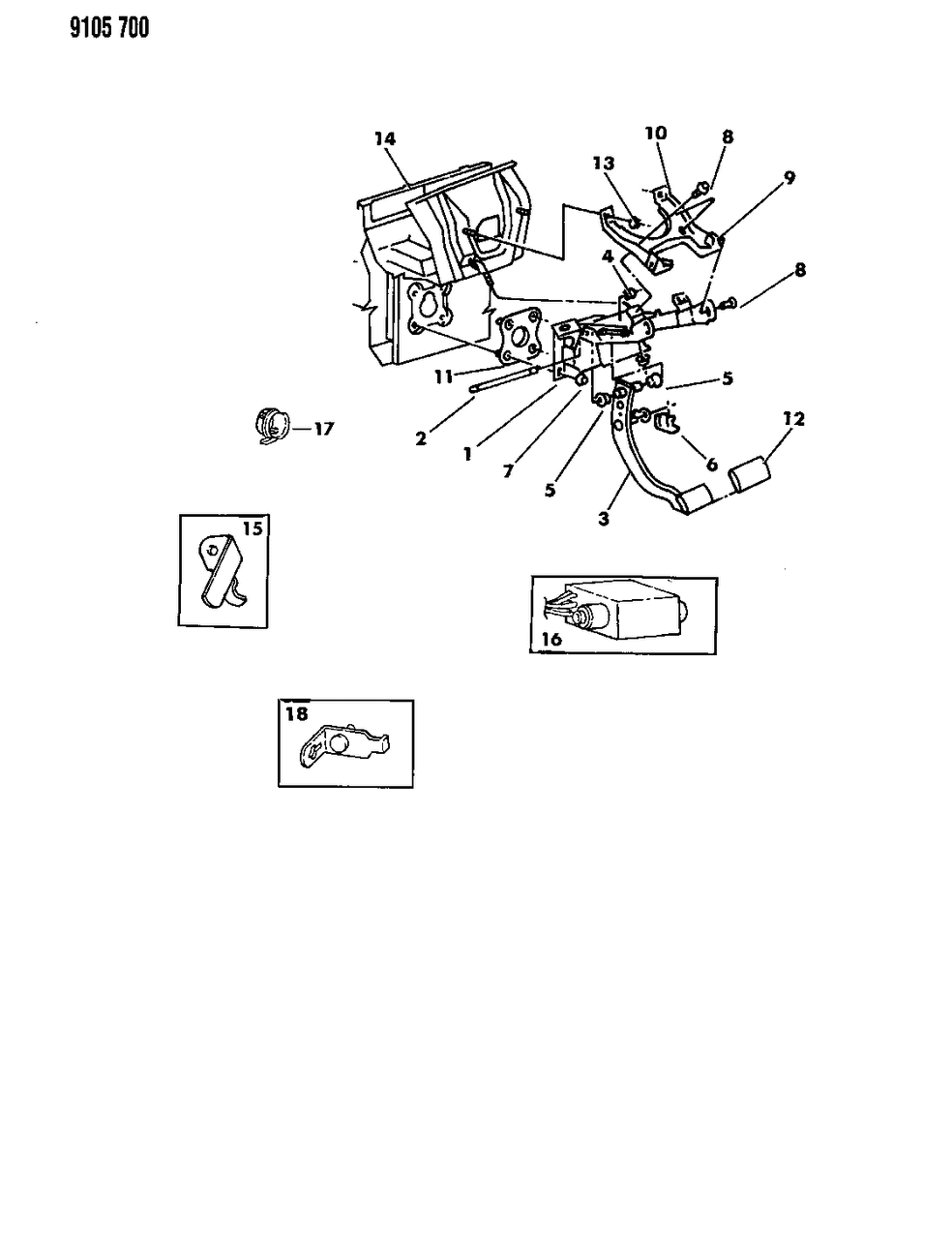 Mopar 4373592 Switch Stop Lamp & Spd Con