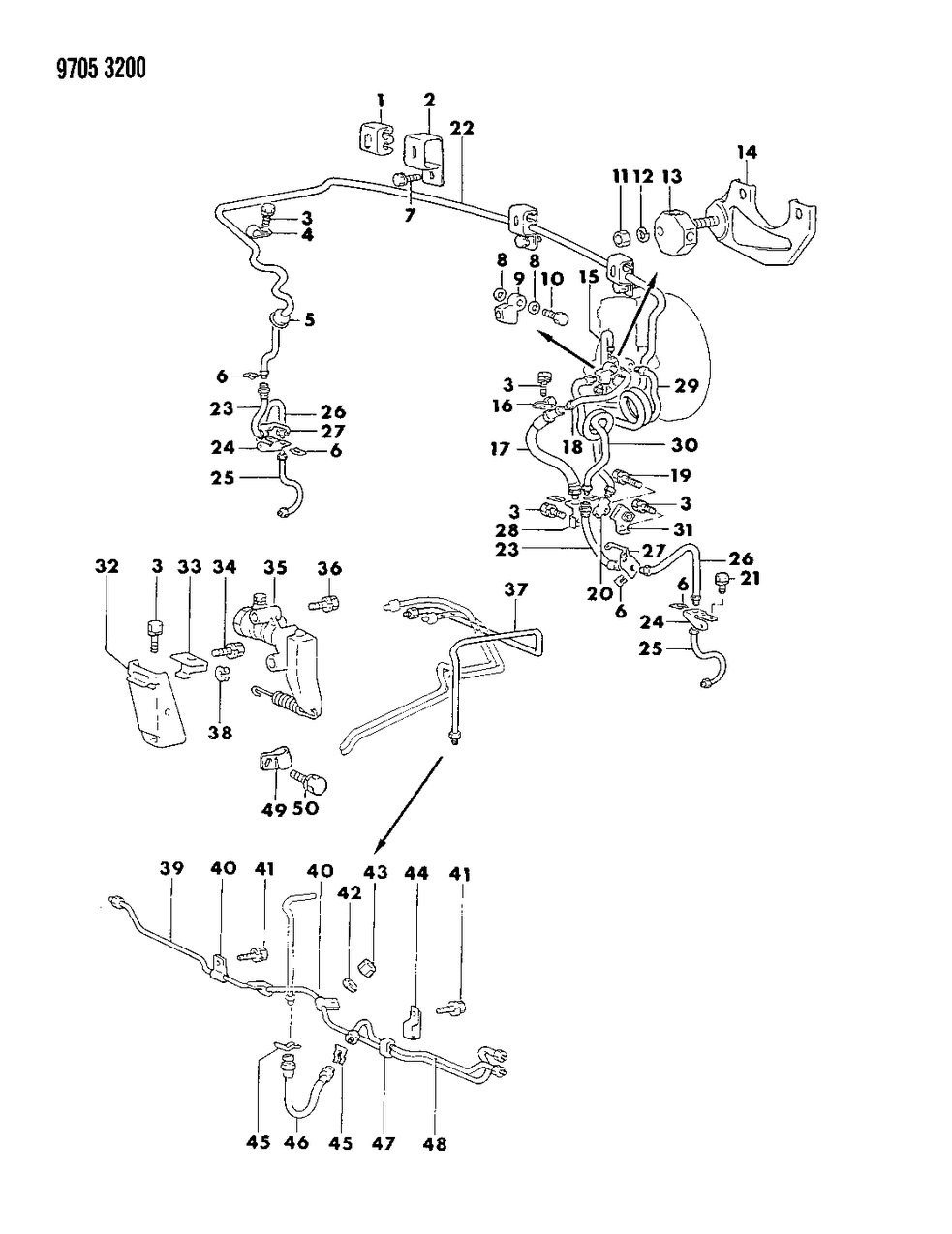 Mopar MB043946 Connector-Brake Line