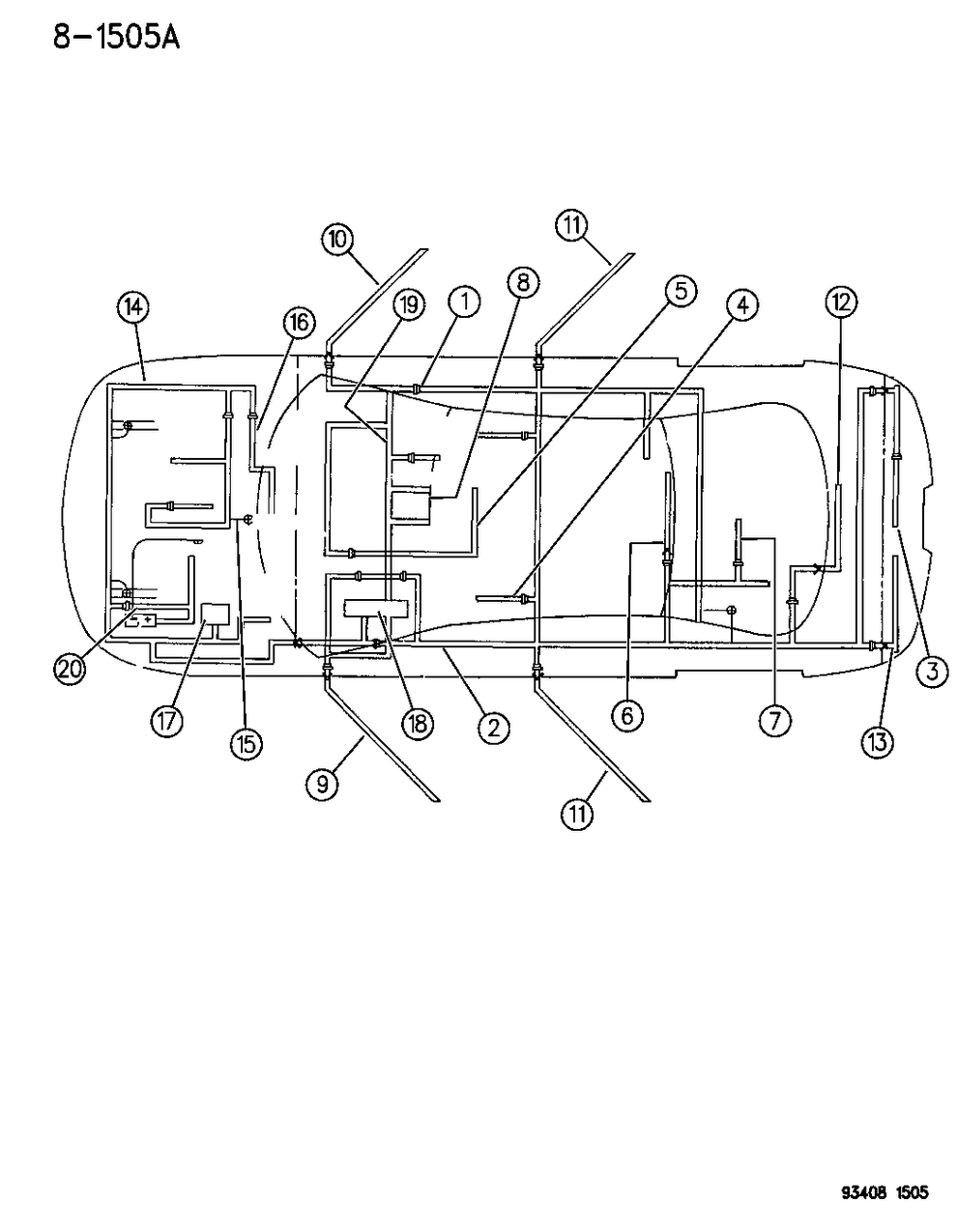 Mopar 4604153 Wiring CHMSL Lp