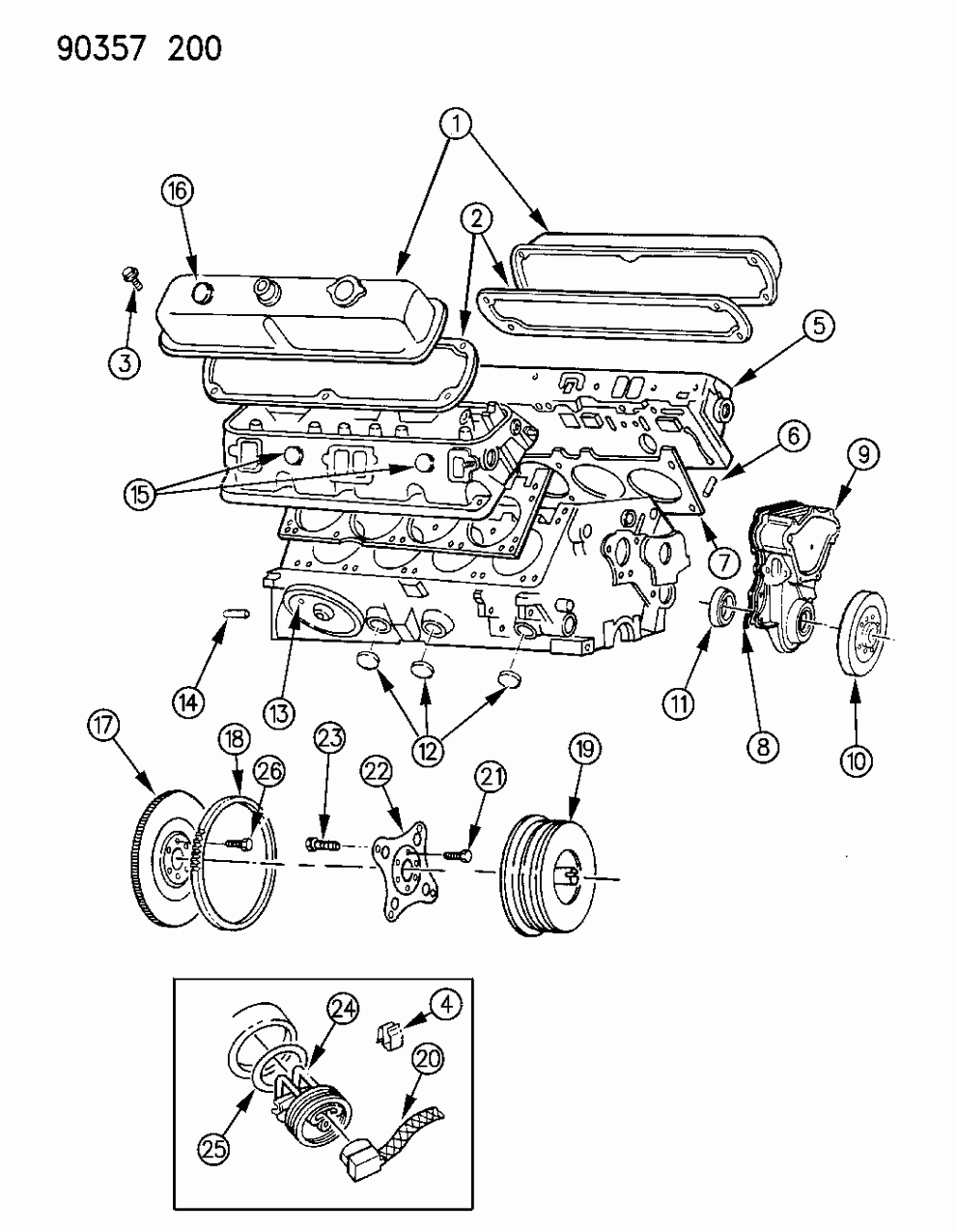 Mopar 53009518 Plug-Cylinder Block Oil Hole