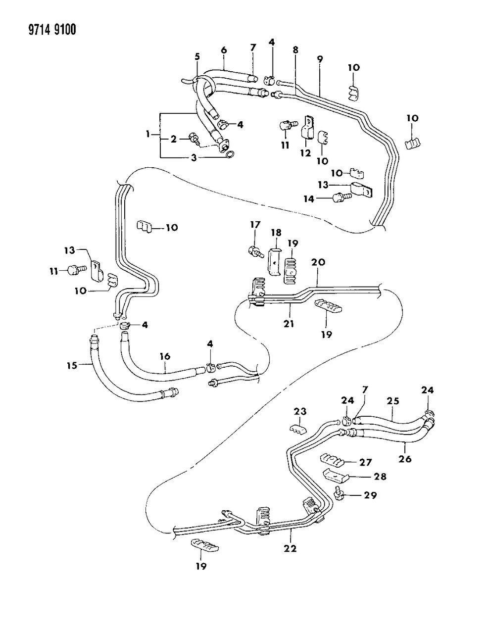 Mopar MS240083 Bolt-Instrument Panel Wiring