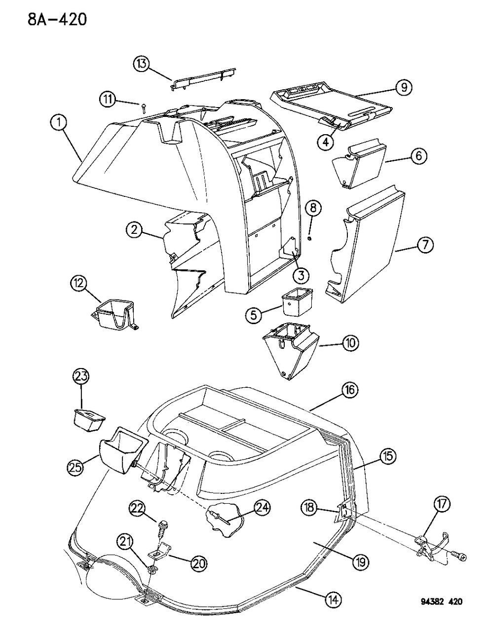 Mopar 5DH30SK5 Housing, Engine (P.A.R.)