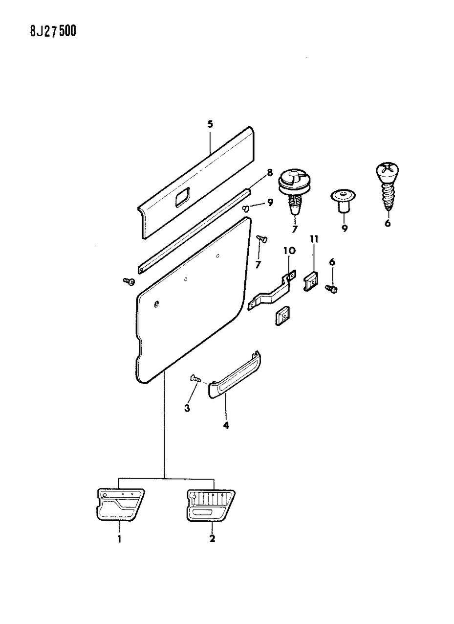 Mopar 55009801 Assist Door Black