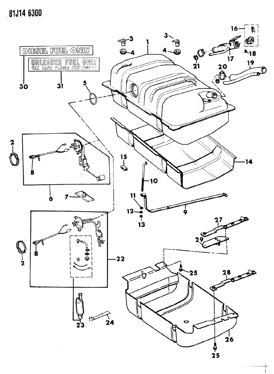 Mopar 52000137 Tube-Assembly Fuel Tank FLLER