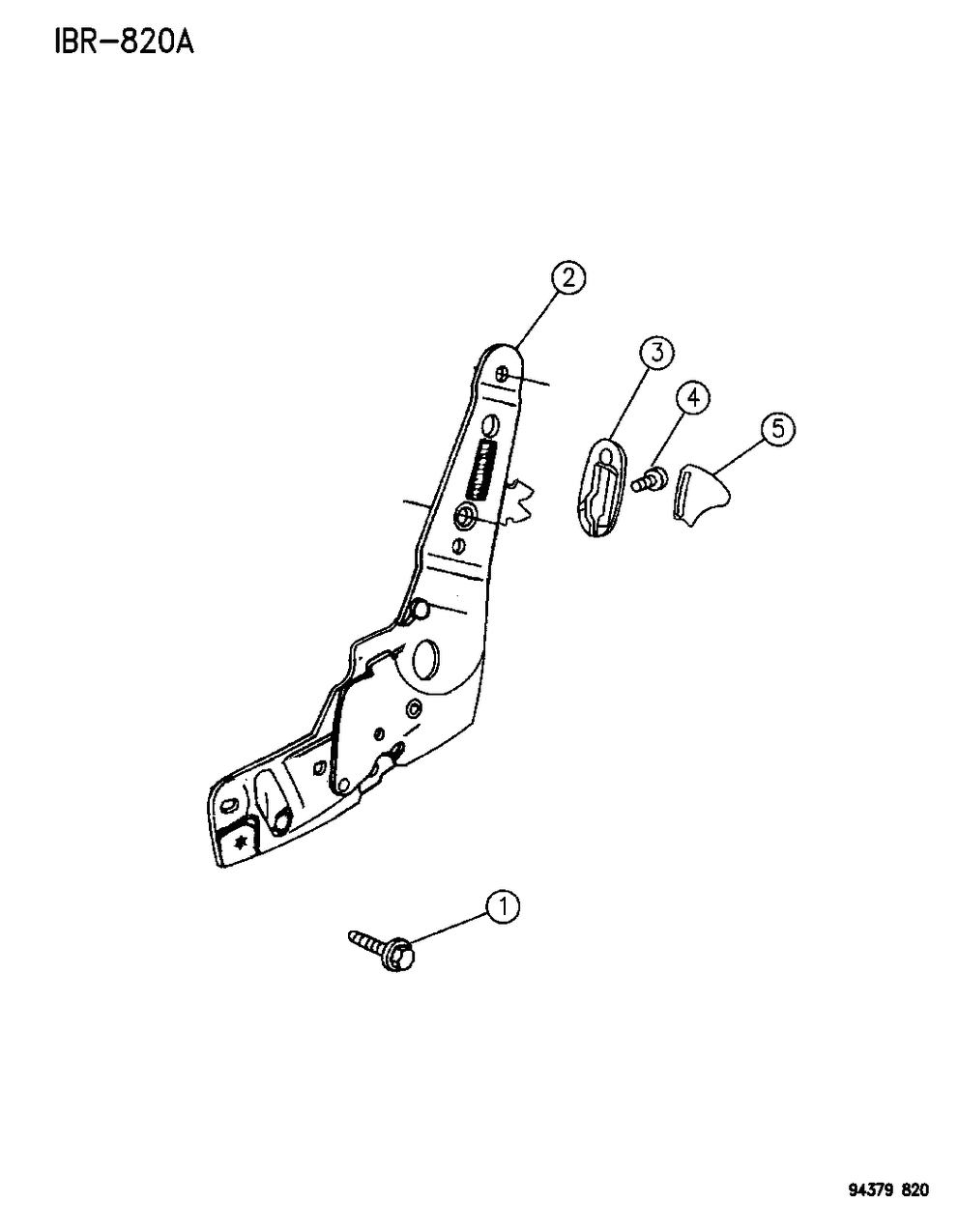 Mopar 4773513 Latch-INERTIA