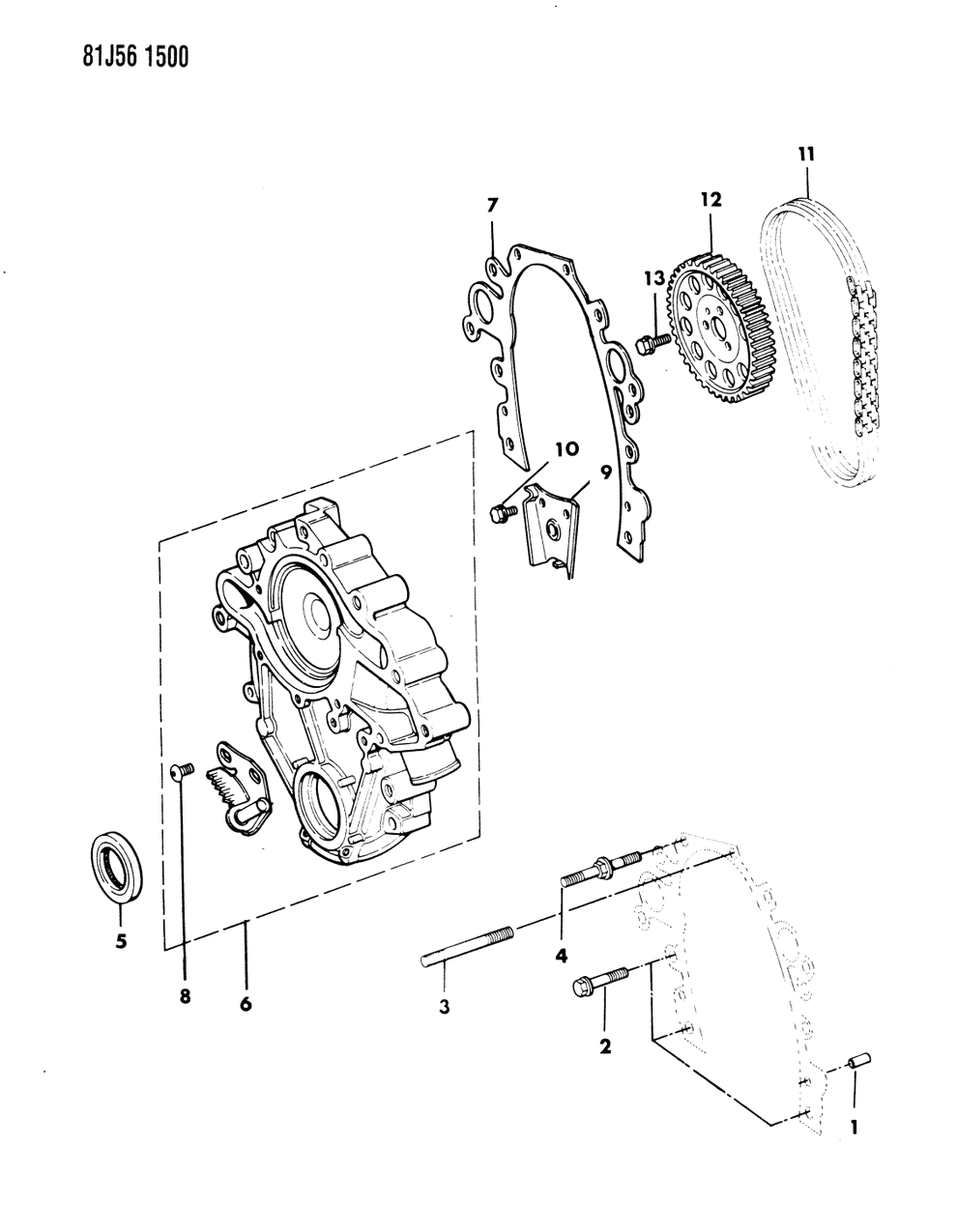 Mopar 83500843 Gasket-Timing Cover