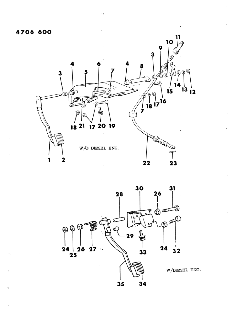 Mopar MF472065 Pin-Clutch Control Equip