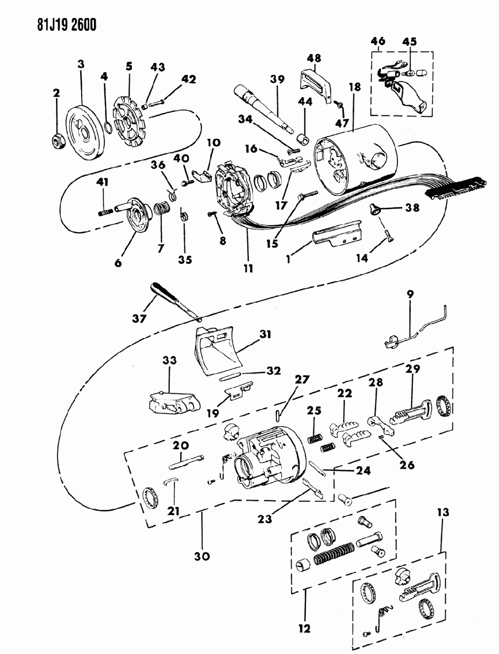 Mopar 83502582 Housing Steering Col