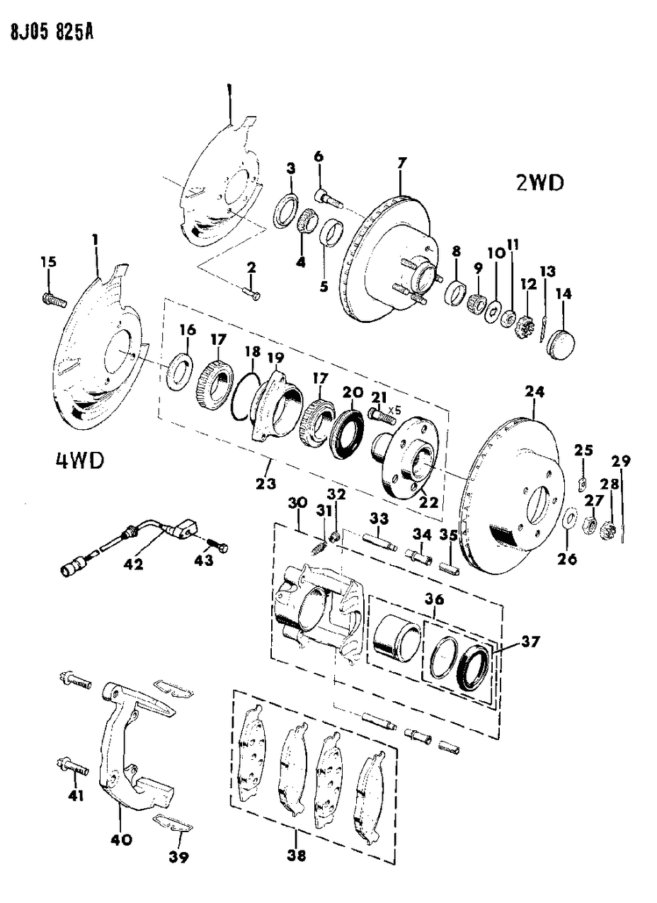 Mopar R5252984 CALIPER-Disc Brake