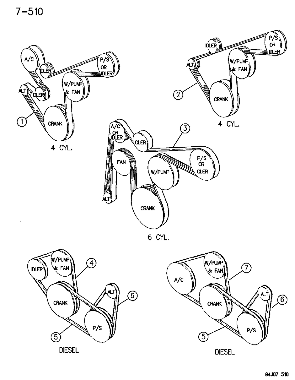 Mopar 4864599 Belt-Accessory Drive