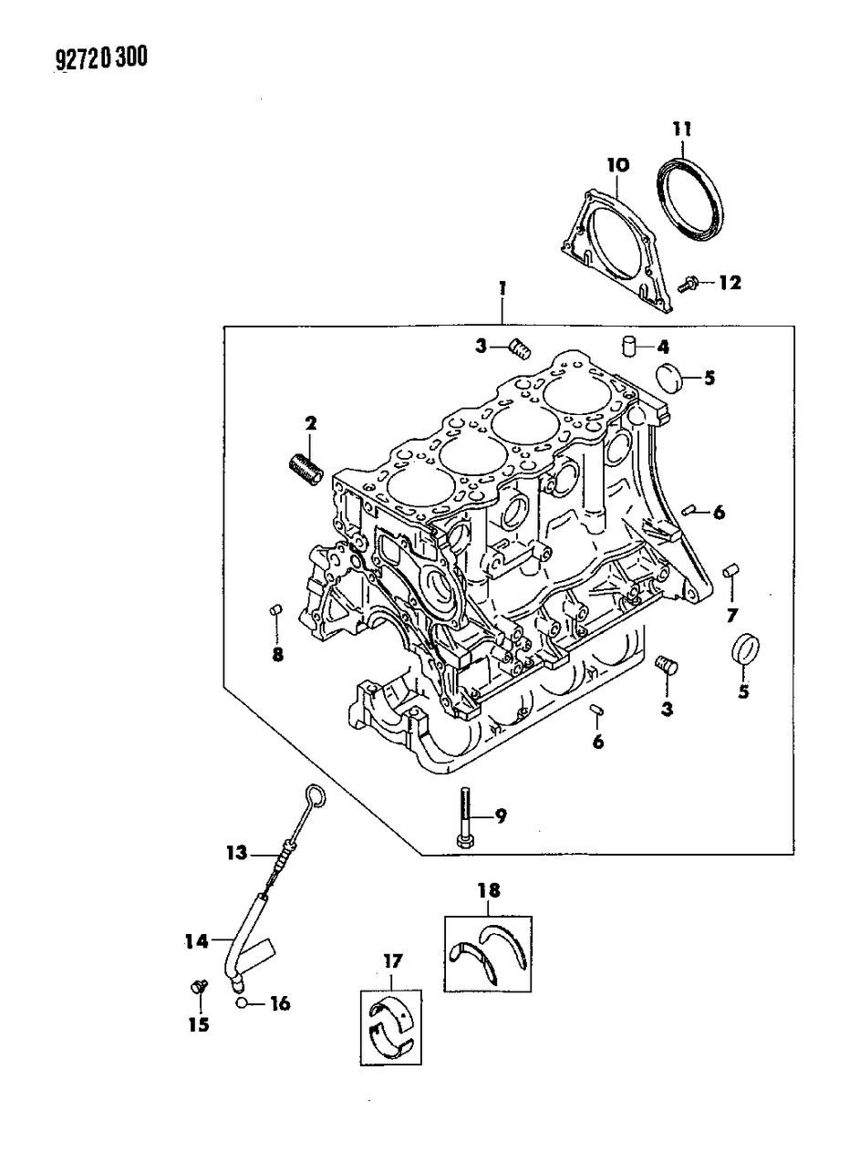 Mopar MD174857 Bearing-Crankshaft