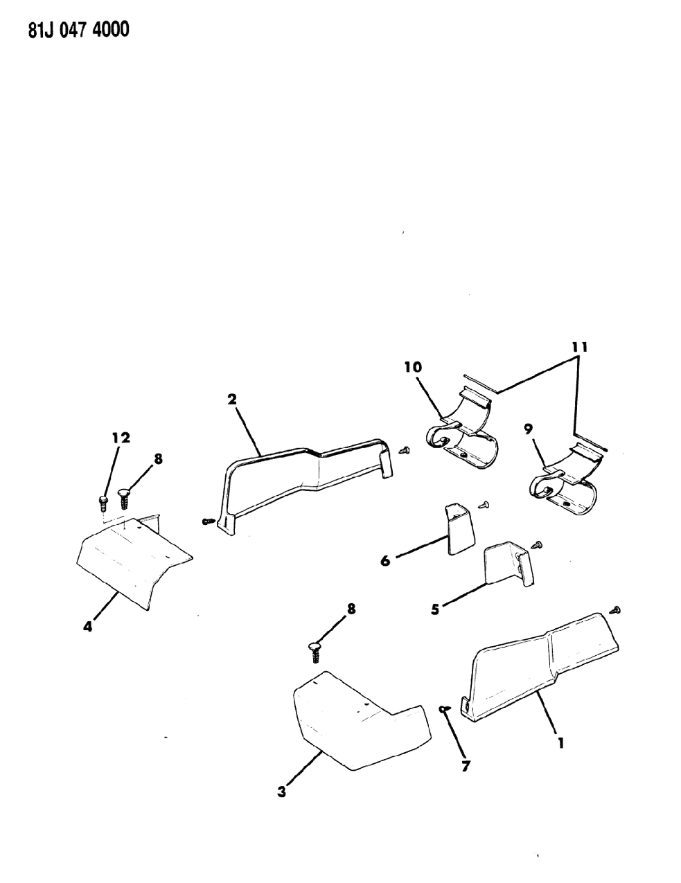 Mopar 55006175 Molding-Body SCUFF Cargo Box Rear