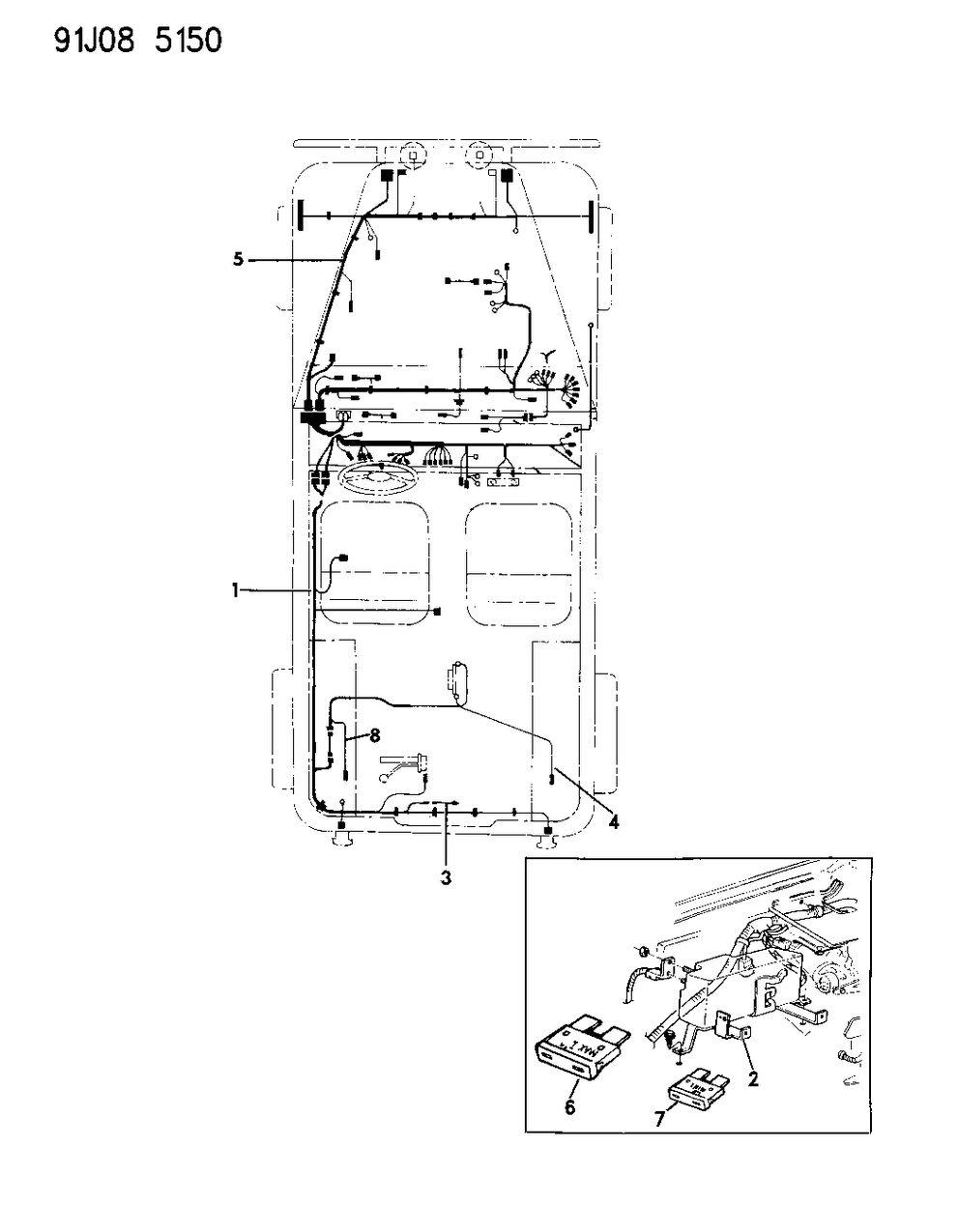 Mopar 56017812 Harness-HEADLAMP