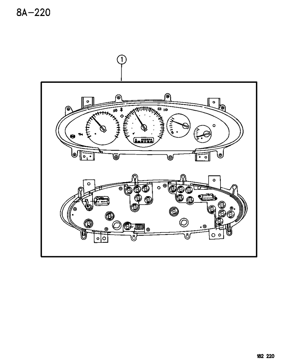 Mopar 4778741 Cluster ODOMETER