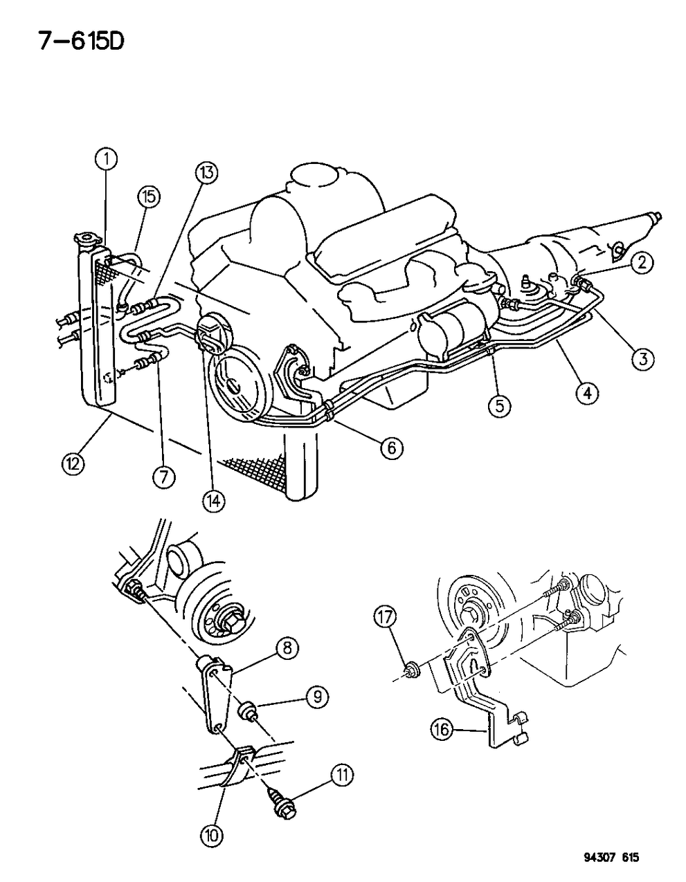 Mopar 4897792AA Connector-Oil Cooler Tube