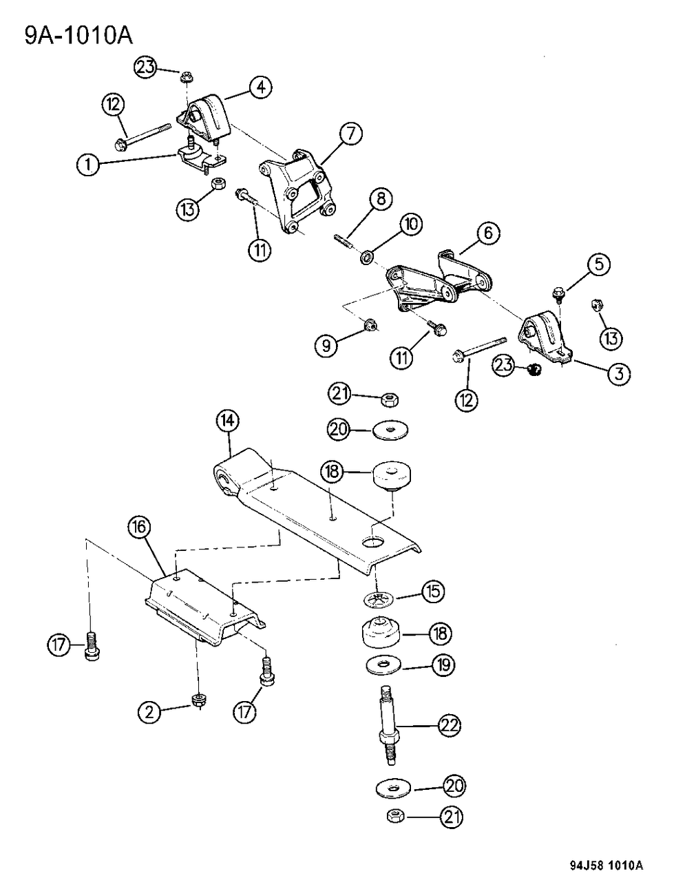 Mopar 52058562 Bracket - Adapter-Cushion To Sill