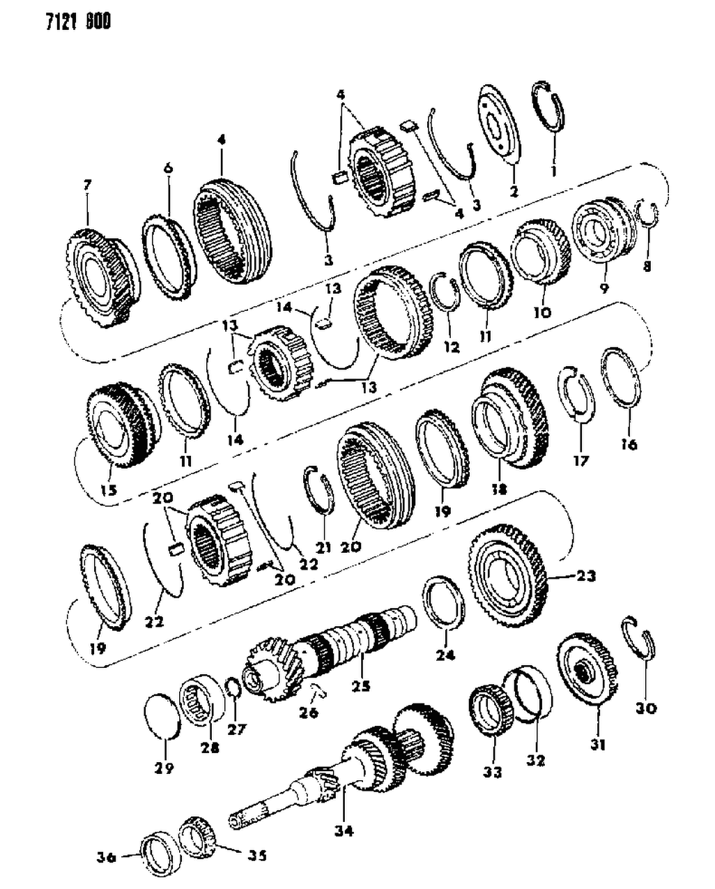 Mopar 4348270 Bearing-Inter Shaft