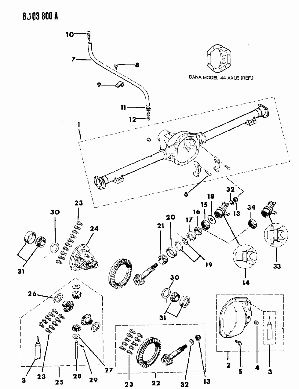 Mopar 1793513 Bearing-Axle Bearing