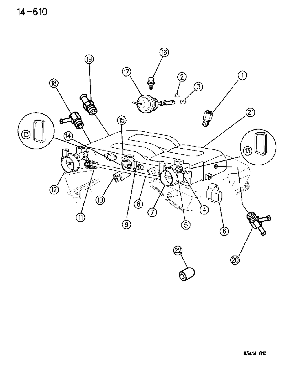 Mopar 4663246 Tube Manifold Tuning Valve