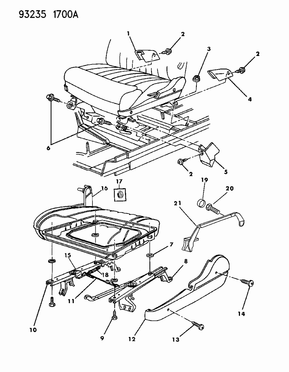 Mopar 4679341 Spring Front St Man Adjust LATC