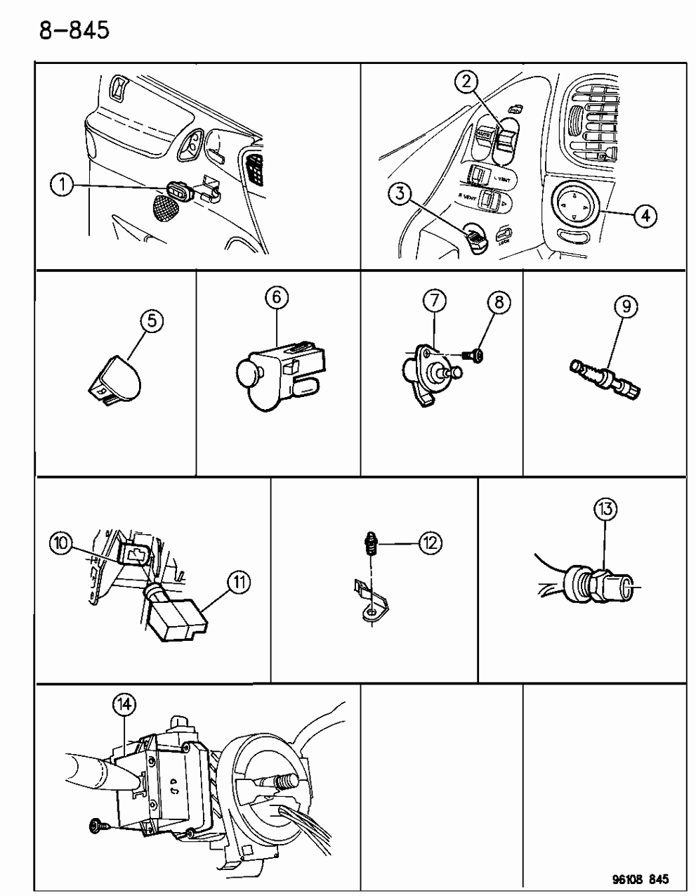 Mopar 56042021 Switch Stop Lp W/SPD Cont