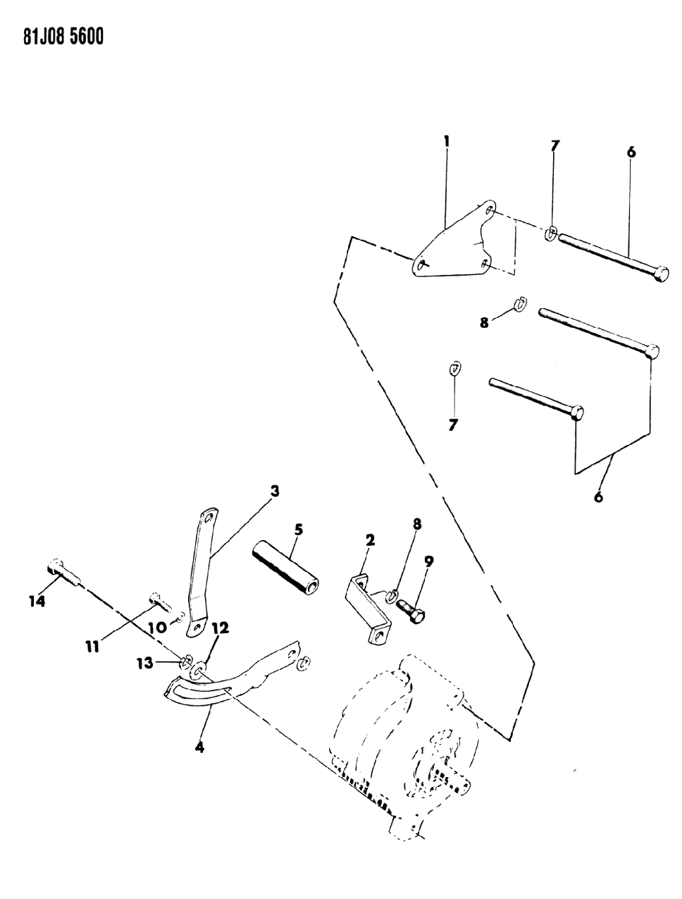 Mopar J5357906 Bracket