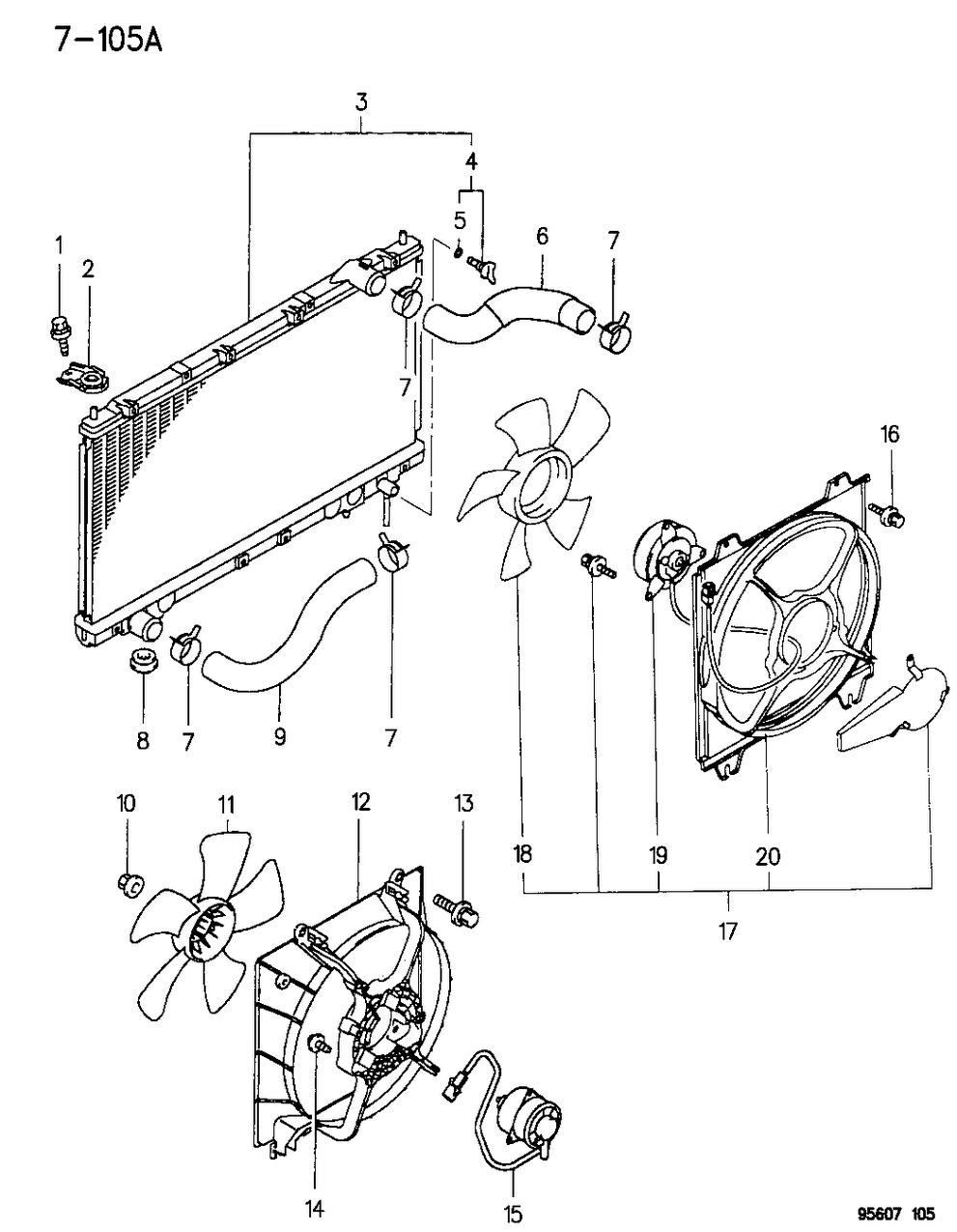 Mopar MB845873 INSULATOR Radiator Support