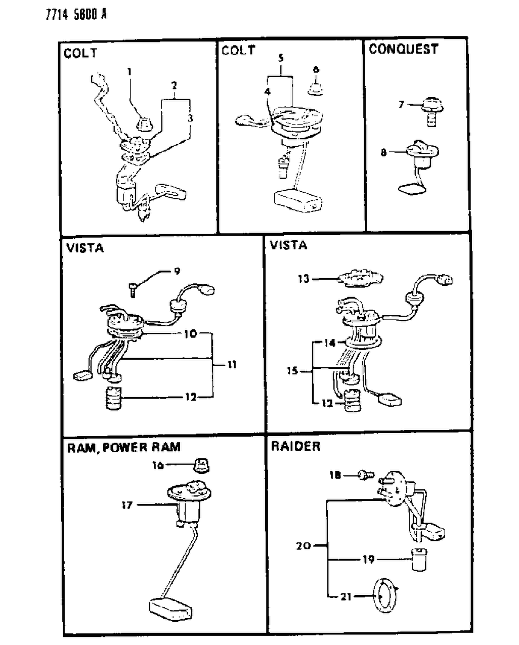 Mopar MB415681 Sending Unit